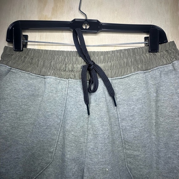 FLX Light Gray Cargo Pants with Elastic Waistband and Tapered Legs - Picture 4 of 11